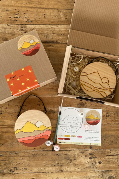 Paint by numbers - Sunset